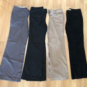 Lot of 5 petite women’s dress pants